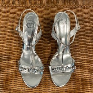 I. Miller Beautiful Shoes Stiletto Heel Pumps - Silver 9.5